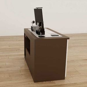 โต๊ะทำงานคนเดียวที่ทันสมัยพร้อมลิ้นชัก-เครื่องเกมมัลติฟังก์ชั่นและโฮมออฟฟิศ - Product Image 4