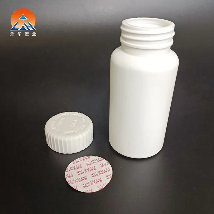 Xách tay Pet rỗng plastic100ml/150ml/200ml/250ml phân hủy sinh học vitamin dinh dưỡng protein lưu trữ Pill chai