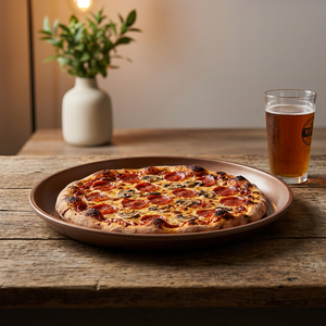 Plat à pizza rond perforé de 7 pouces (17,5 cm) avec trous, matériau durable pour une cuisson croustillante des pizzas et des frites - Product Image 3