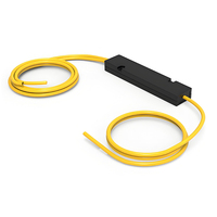 Fiber Optik Bölücü FBT Füzyonlu Bikonik Konik 1'den 2'ye SM Tek Modlu 9/125 FTTH Farklı Oranlar Patch Panelde Konektörsüz