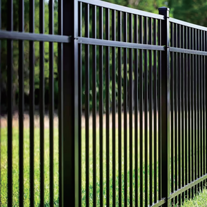 Panneaux de clôture en aluminium, en fer forgé, en tôle d'aluminium et en tube carré thermolaqué, prix usine - Product Image 5