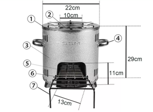 <span class=keywords><strong>Estufa</strong></span> <span class=keywords><strong>de</strong></span> <span class=keywords><strong>Leña</strong></span> Económica con Larga Vida Útil, Combustible <span class=keywords><strong>de</strong></span> <span class=keywords><strong>Leña</strong></span>, Cocina a un <span class=keywords><strong>Precio</strong></span> Accesible - Product Image 5