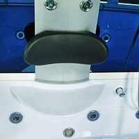 Cabine de douche en verre de luxe PTB, douche intégrée coulissante, salle de vapeur, douche en verre, enceinte de douche