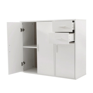 <span class=keywords><strong>Credenza</strong></span> Moderna per Sala da Pranzo, Mobile Laterale Bianco per <span class=keywords><strong>Cucina</strong></span>, Madia <span class=keywords><strong>Credenza</strong></span> Moderna - Product Image 5