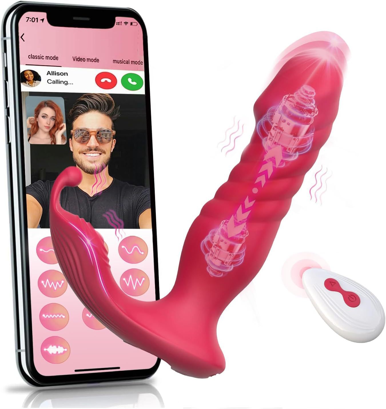 App remote control-bright red