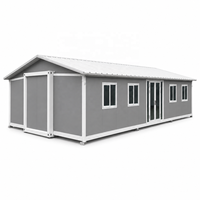 Maison conteneur extensible de 40 pieds avec 2 chambres, maison modulaire préfabriquée pour projets hôteliers et résidentiels