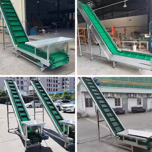 Yükleme haznesi depo için eğimli PVC tırmanma konveyör bant - Product Image 4