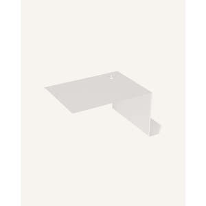 Comodino Frida in Metallo Nero Opaco, Acciaio Verniciato a Polvere, Moderno, Robusto ed Elegante per Camera da Letto - Product Image 3