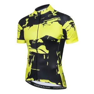 قميص صيفي للدراجة للرجال من Cyclisme مع قميص جيرسي ملون Mtb بجودة عالية مخصص للبيع بالجملة من المورد الخاص بركوب الدراجات