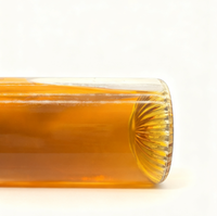 Bouteille à liqueur élégante en verre transparent gaufré avec bouchon en liège 550ml/700ml/750ml pour whisky, brandy et spiritueux haut de gamme