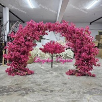 Bougainvillier EG-WD99 Arbre Artificiel Soie Faux Bougainvillier Arbre Avec Fleurs Roses Arbre Artificiel De Bougainvillier Fleur
