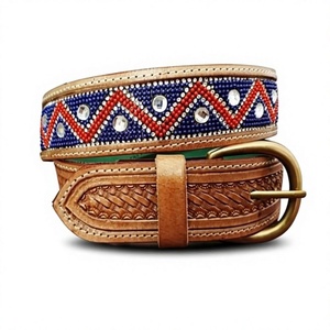 B S International Square – Ceinture en cuir de vachette avec boucle ardillon en alliage, écologique, haute résistance, robuste, pour homme et femme, style vintage, imperméable - Product Image 4