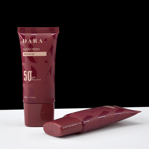 Rỗng Tùy Chỉnh 30Ml 40Ml 50Ml 100Ml Mỹ Phẩm Hình Bầu Dục Ống Nhựa Bao Bì Siêu Hình Bầu Dục Ống Kem Chống Nắng Kem Bao Bì Lotion Ống - Product Image 1