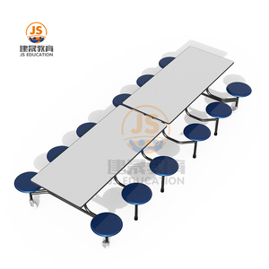 Moderne Vouwen en Verwijderbare Plastic Zetels Schoolkantine Eettafel - Product Image 2