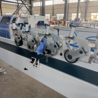 Scie circulaire horizontale automatique motorisée CNC numérique pour le tri, la découpe, la réduction des déchets et la calibrage de précision du bois