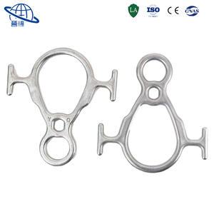 Descensor em Forma de 8 da Marca HuaYu, 22KN, Aço Inoxidável 316, Certificado CE, Ferramenta de Segurança para Escalada e Resgate ao Ar Livre - Product Image 3