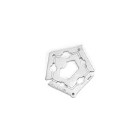 Outil multifonctionnel portable en acier inoxydable pour cartes de crédit, pour situations d'urgence en extérieur, avec ouvre-bouteille