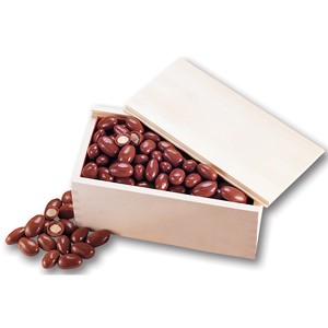 チョコレート収納用の天然木材木製トリュフマットラミネート空チョコレートボックス - Product Image 2