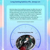 Écran tactile intelligent pour contrôle d'applications OLED, badge électronique Android, périphérique anime, carte d'étudiant, cadeau tendance DIY
