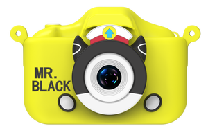 X7S Mr. Siyah Mini çift lens çocuklar kamera 1080P çözünürlük çocuk kamera güzel oyuncak çocuklar selfie dijital kamera hediye olarak ödül - Product Image 2