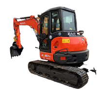 Excavator Mini Kubota KX163-5 Bekas, Thumb Hitam, Asli Jepang, 5.5 Ton, Track Karet, Mini Excavator Kompak 2023, Ready Stock, Harga Murah