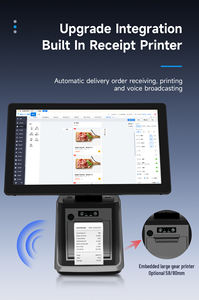 Registradora de Caixa Windows de 15,6'' com Impressora de 58mm, Sistema de Caixa Touch Screen para Supermercado - Product Image 4