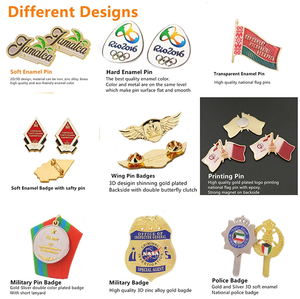 Alfileres <span class=keywords><strong>de</strong></span> Metal dorado, venta al por mayor, ropa, bandera, bufanda, sombrero, seguridad, Anime, Pin <span class=keywords><strong>de</strong></span> esmalte duro suave, insignia, Pin <span class=keywords><strong>de</strong></span> solapa personalizado para gorra, traje, hombres y mujeres - Product Image 4