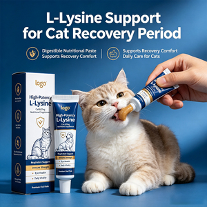 Pâte de L-Lysine pour chats – Complément nutritionnel pour stimuler l'immunité, soulager les éternuements, le nez qui coule, les traces de larmes et améliorer l'appétit – Vitamines pour chats – Vente en gros - Product Image 4