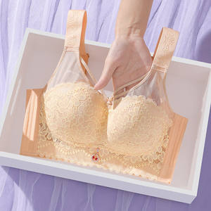 Nouveau Push up Brasier Plus Sujetador Sosten De Mujer 34-52BCDE gros <span class=keywords><strong>seins</strong></span> grand bonnet D soutien-gorge grande <span class=keywords><strong>taille</strong></span> pour grosse femme - Product Image 3