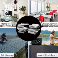 SunX-Tech, prix d'usine chinois, clip de fixation pour câble solaire photovoltaïque, clip de mise à la terre solaire, pince pour panneau solaire, fixation de 1 à 5 fils