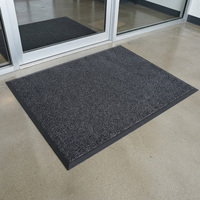 Tapis d'entrée en nylon fabriqué à la machine, antidérapant, d'épaisseur moyenne (5-9 mm), avec logo imprimé personnalisé, pour la maison et le bureau