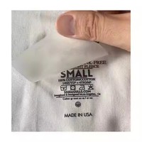 Étiquette de Vêtement Thermocollante Personnalisée avec Logo Imprimé pour Marque, Transfert par Presse à Chaud sur Col et Taille
