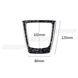 Pour BMW Z4 E89, autocollant de décoration du panneau de vitesses, modification intérieure bleue forgée, configuration de modification intérieure de voiture - Product Image 4