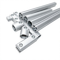 Tube Lean en alliage d'aluminium de 28 mm, léger et modulaire, pour table de travail Lean Manufacturing, chariot à matériaux, longueur personnalisée