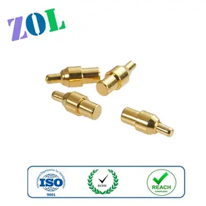 Custom Diameter 2.0mm H5.20mm Spring Loaded Pogo Pin