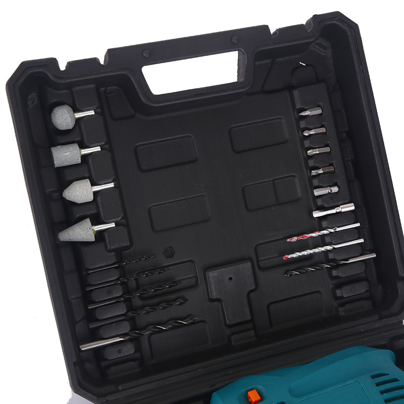 Multifunctional Impact Hand Drill 28-Piece Pistol Drill Tool Set Reversible AC/DC Powered Cross-Border Foreign Trade Factory · image 3