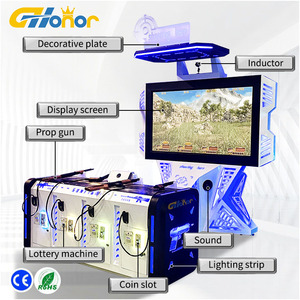 เครื่องเกมต่อสู้ยิงปืนแบบหยอดเหรียญ เครื่องเกมอาร์เคด เครื่องจำลองการยิงปืนเสมือนจริง - Product Image 4