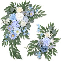 Décorations d'arche de bienvenue pour fiançailles et mariages, fleurs artificielles en tissu de soie mousse faites à la main pour l'exportation, utilisation extérieure