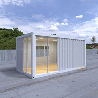 Bureau en conteneur préfabriqué en acier à 2 étages, cadre d'isolation, maison préfabriquée pour villa/hôtel