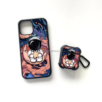 Étui de téléphone en verre TPU+PC 2D pour impression par sublimation, feuille de verre transparente compatible avec la colle pour iPhone et pour la série