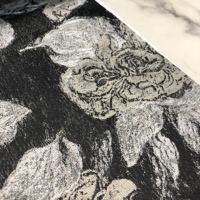 Tissu jacquard teint en fil 100% polyester - Aspect haut de gamme, parfait pour toutes les pièces de la maison