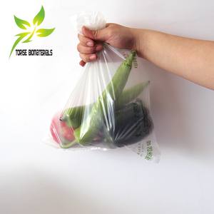 EN13432 OK Compost Sacs en plastique compostables pour légumes et fruits Sacs biodégradables pour la maison - Product Image 2