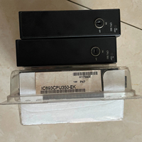 CPU modulaire 80386EX 25 MHz, mémoire utilisateur 32 Ko, 0,22 ms par 1K logique, 2048 E/S, surplus d'usine de marque originale IC693CPU350