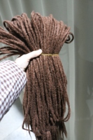 10 ciocche/confezione Dreadlock extension fatti a mano all'uncinetto capelli sintetici 24 pollici rosa 613 Crochet trecce per capelli per donne deadlock Hai