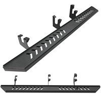 Marchepied latéral en acier pour pick-up, barre de protection Nerf Bar pour Silverado F-150 4x4, véhicules tout-terrain, capacité de charge lourde 500 lb, antidérapant