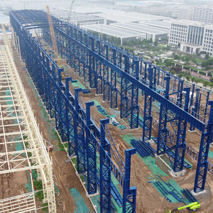 Công nghiệp kim loại xây dựng <span class=keywords><strong>prefab</strong></span> kết cấu thép xây dựng nhà kho cấu trúc đúc sẵn hội thảo - Product Image 5