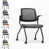 Fauteuil de formation pliable en maille avec tablette d'écriture pour salle de classe - Vente en gros