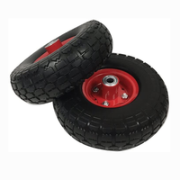 Roues en mousse PU colorées 10x3.50-4, les plus populaires aux États-Unis, compatibles FBA, grande capacité de charge, pour chariot à roulettes