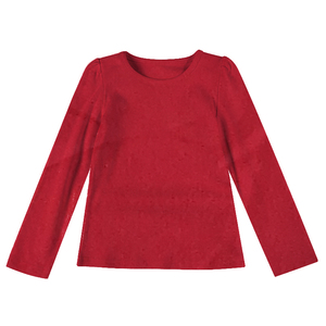 Camiseta Personalizada para Bebé Niña, 100% Algodón Peinado, Blanca con Mangas Abullonadas Rosas - Product Image 5