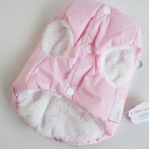 Ensemble <span class=keywords><strong>de</strong></span> manteau d'hiver imperméable en daim pour <span class=keywords><strong>chien</strong></span> avec écharpe, veste chaude pour animal <span class=keywords><strong>de</strong></span> compagnie doublée <span class=keywords><strong>de</strong></span> polaire épaisse avec nœud papillon et fermeture à boutons-pression - Product Image 4